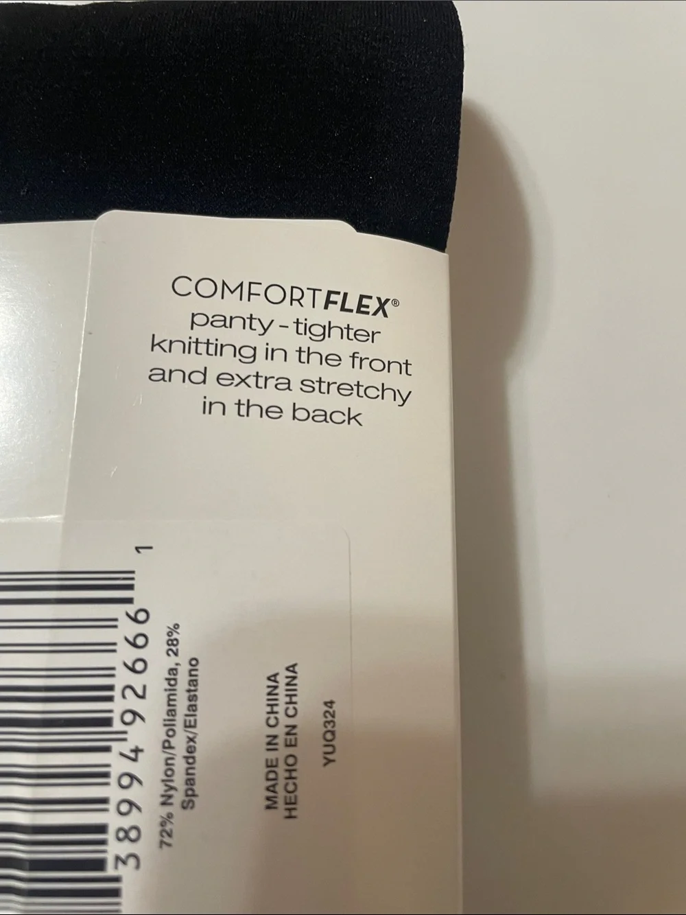Hanes Blackout Premium Perfect Tights, Comfort Flex, Sz. L NEW see size chart